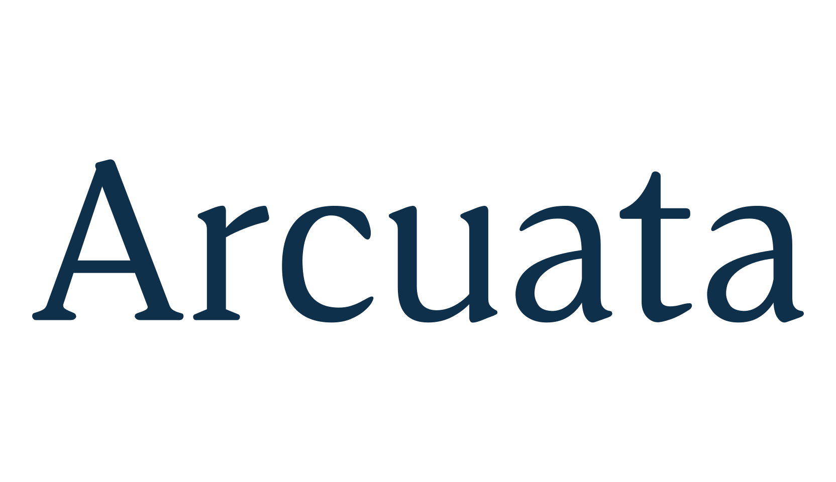 Arcuata, basic serif font preview