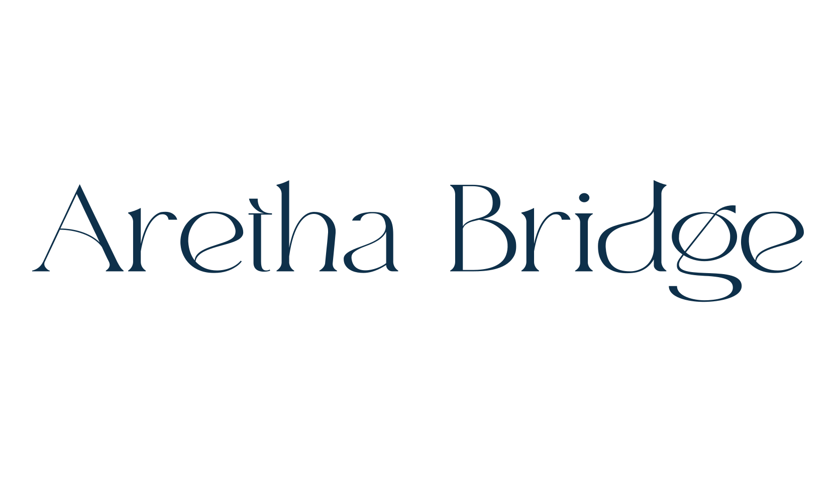 Aretha Bridge, various font preview