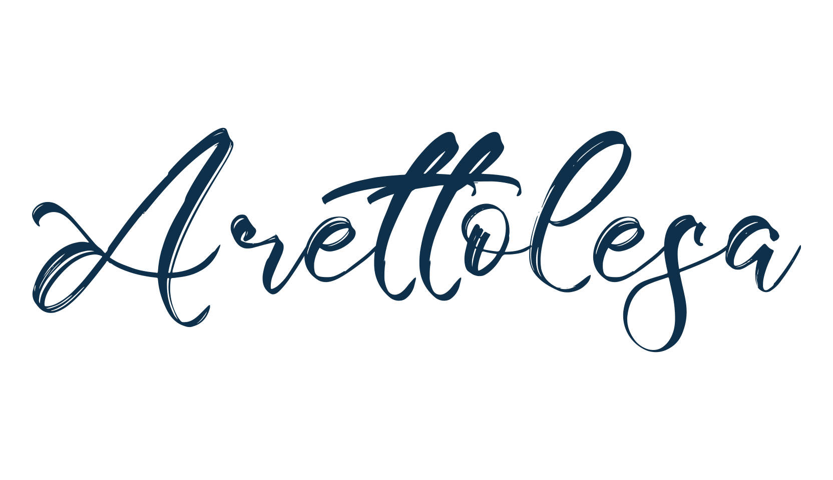 Arettolesa, script brush fancy decorative calligraphy font preview
