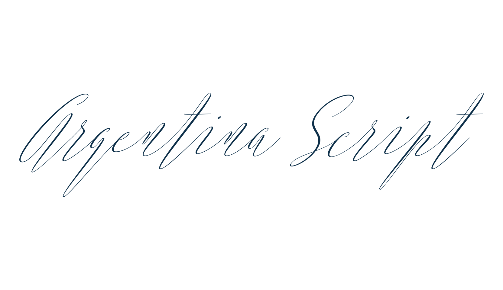 Argentina Script (argentina-script), calligraphy font preview