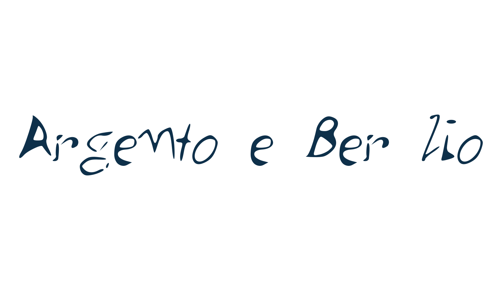Argento e Ber lio, various font preview