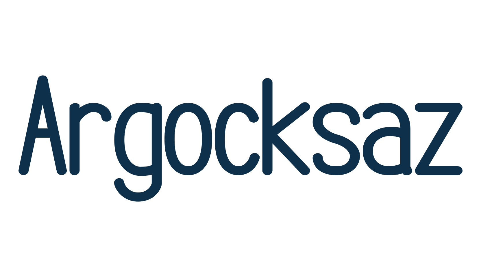 Argocksaz, basic sans serif font preview