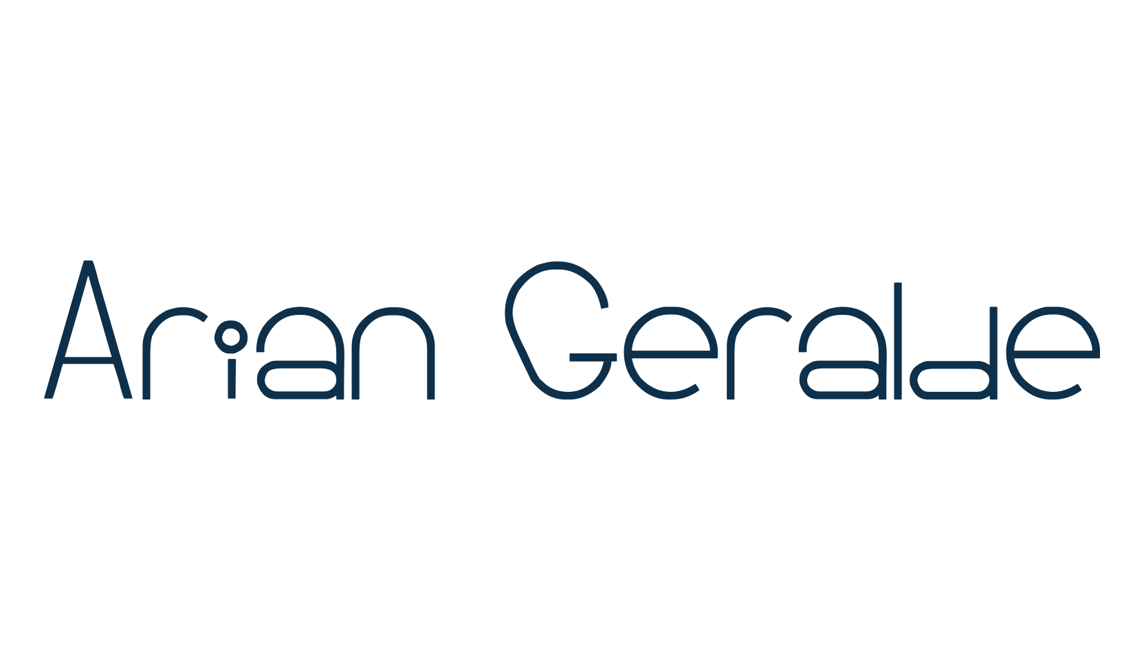 Arian Geralde, fancy various decorative font preview