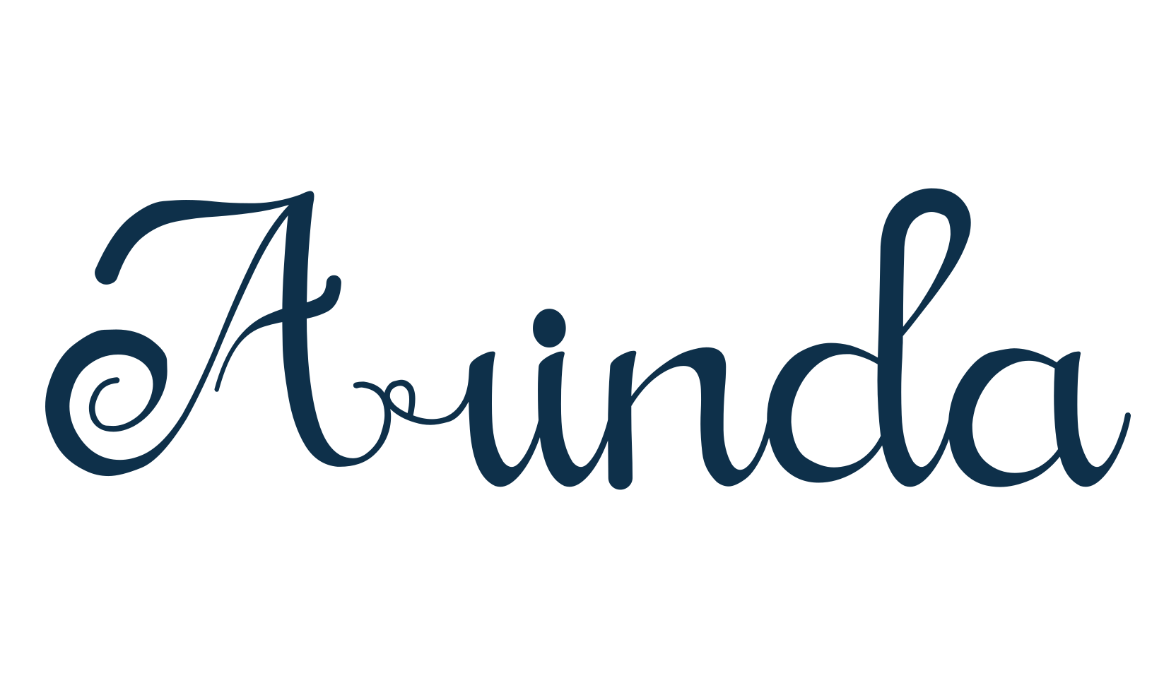 Arinda, script calligraphy fancy decorative font preview