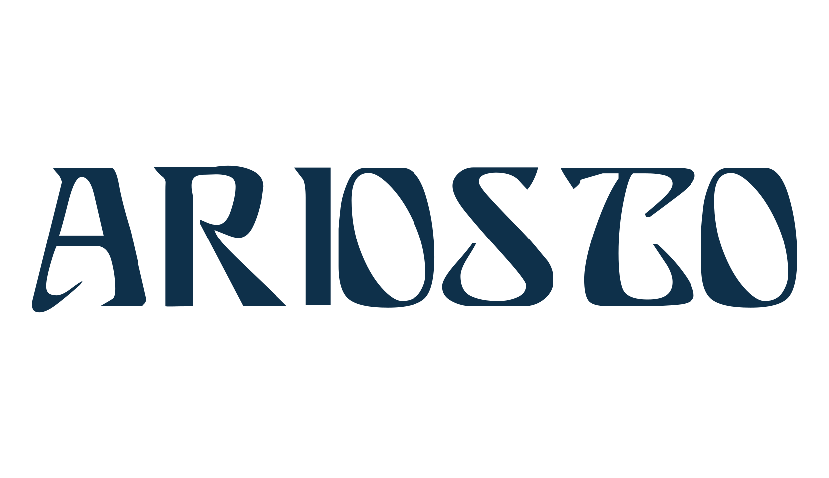 Ariosto, fancy retro decorative font preview