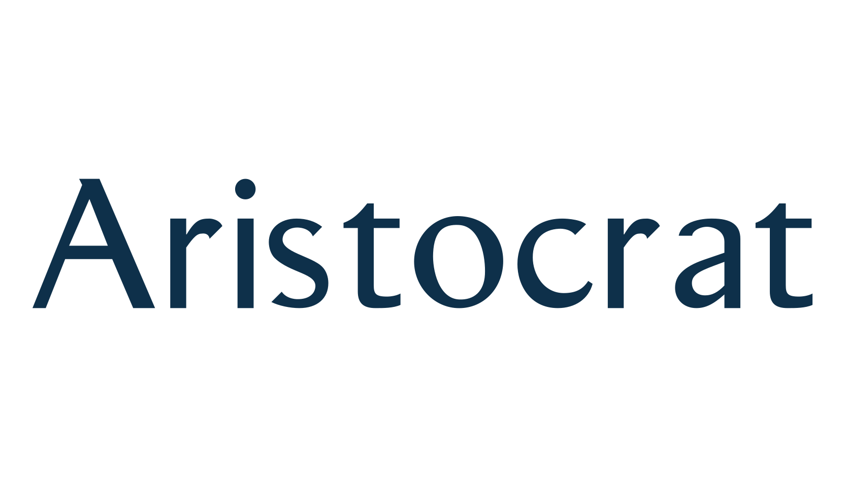 Aristocrat, sans serif font preview