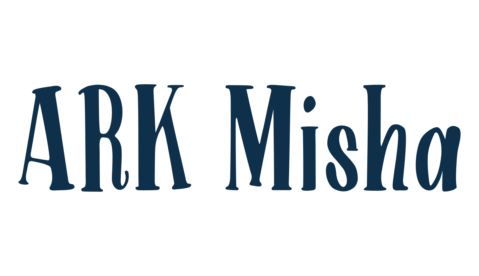 ARK Misha, fancy various decorative font preview