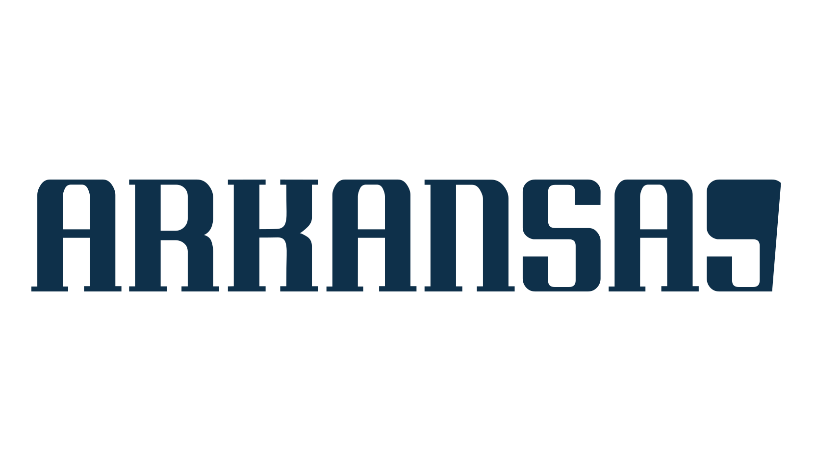 Arkansas, fancy retro decorative font preview