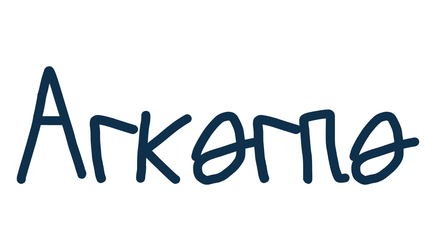 Arkarna, script handwritten fancy decorative calligraphy font preview