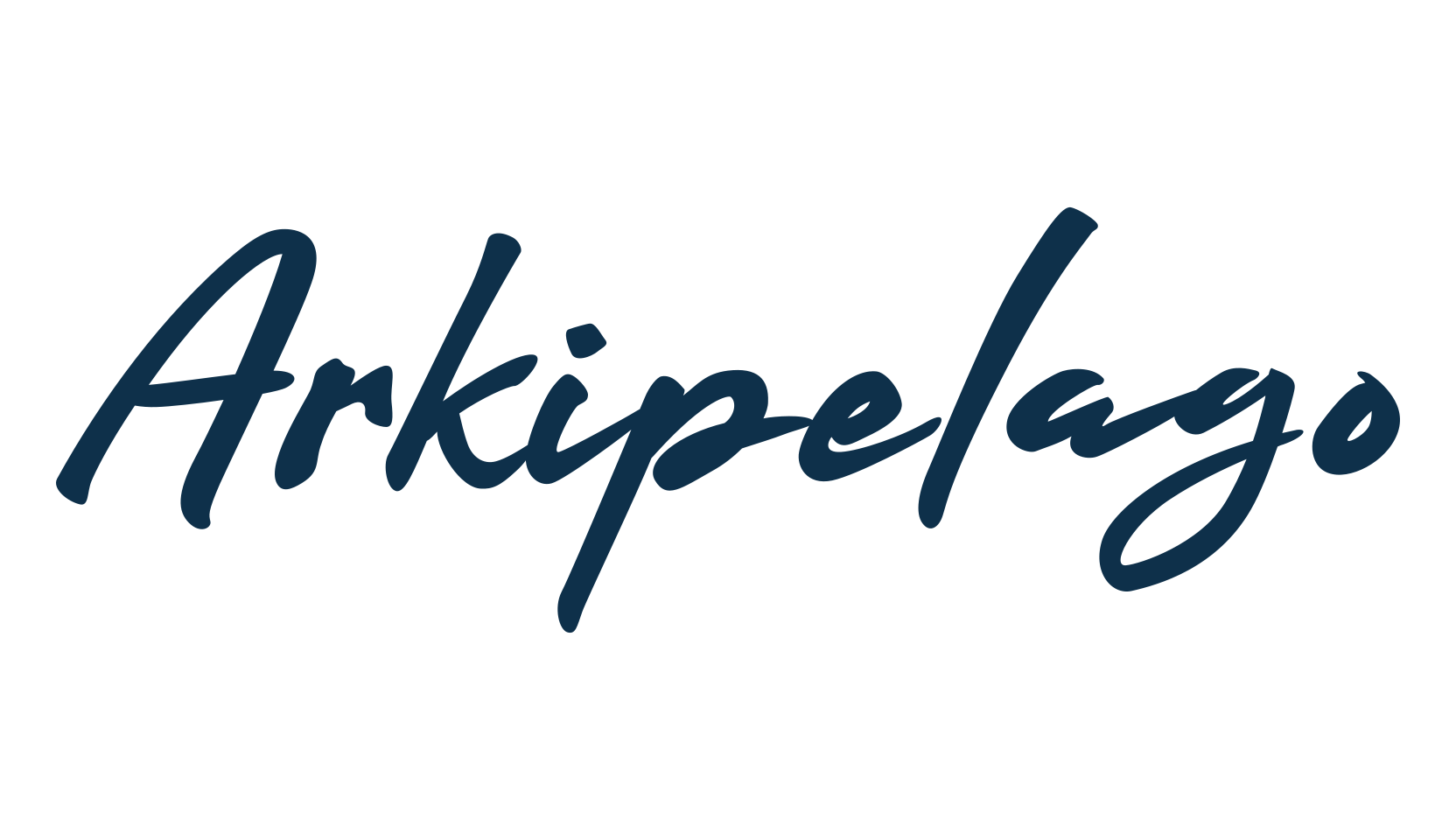 Arkipelago, brush font preview