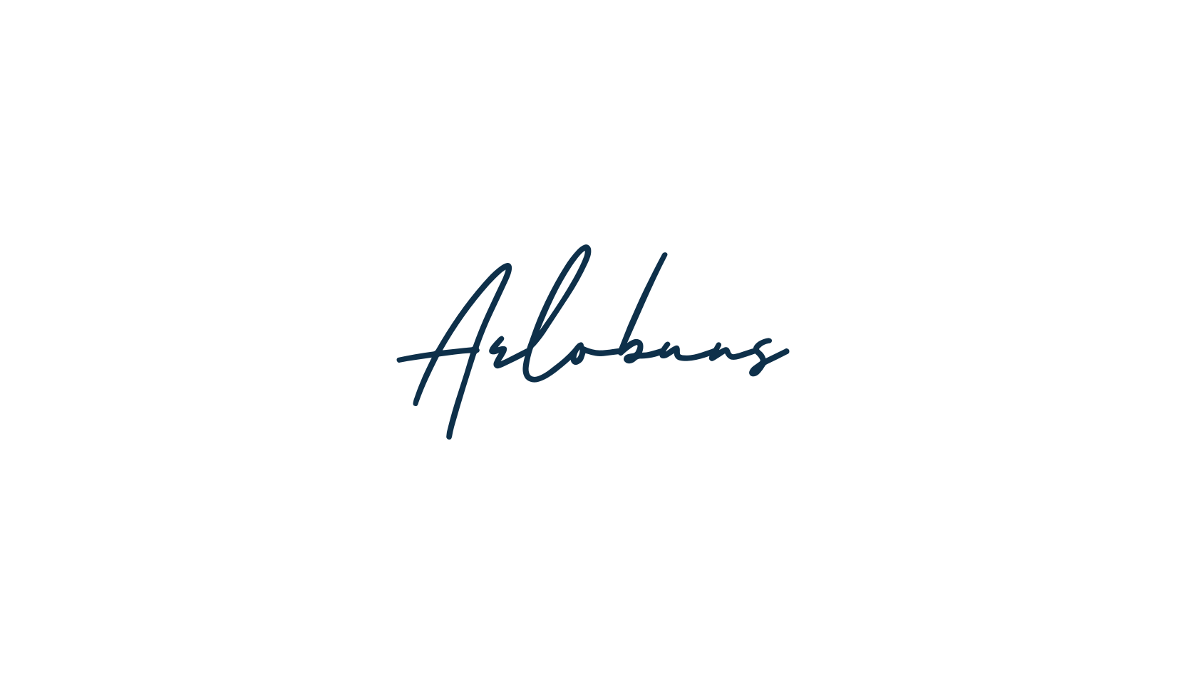 Arlobuns, script handwritten fancy decorative calligraphy font preview