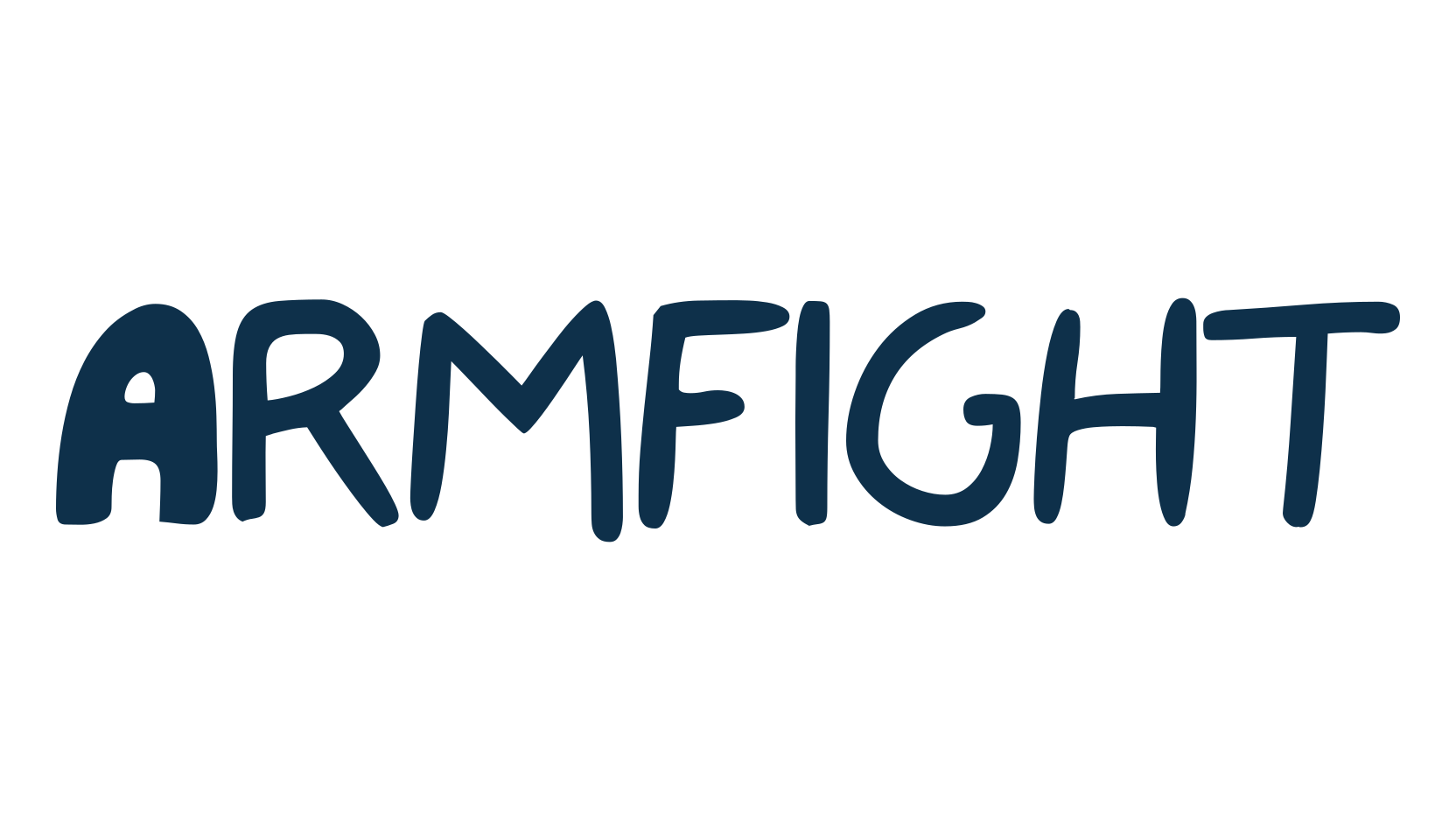 Armfight, fancy cartoon decorative comic font preview