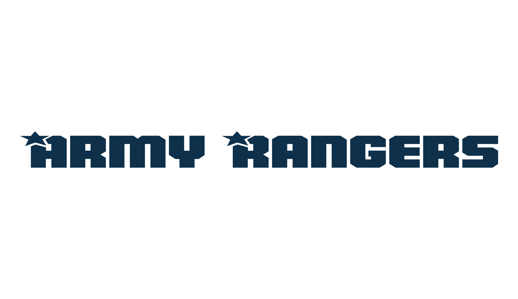 Army Rangers, fancy various decorative font preview