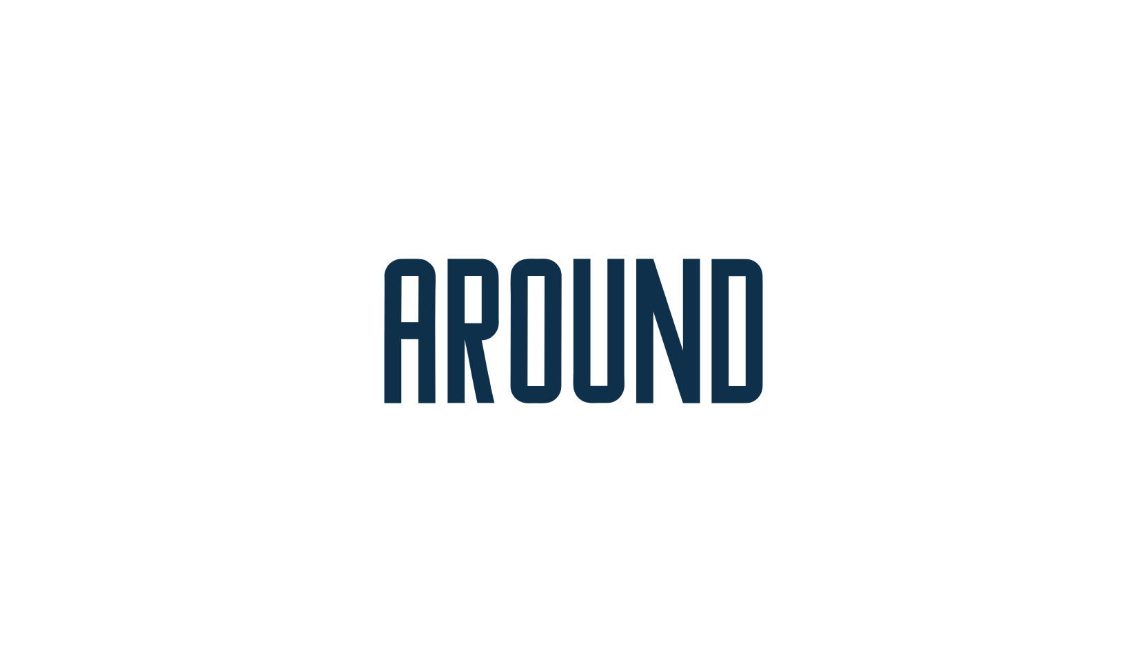 Around, basic sans serif font preview