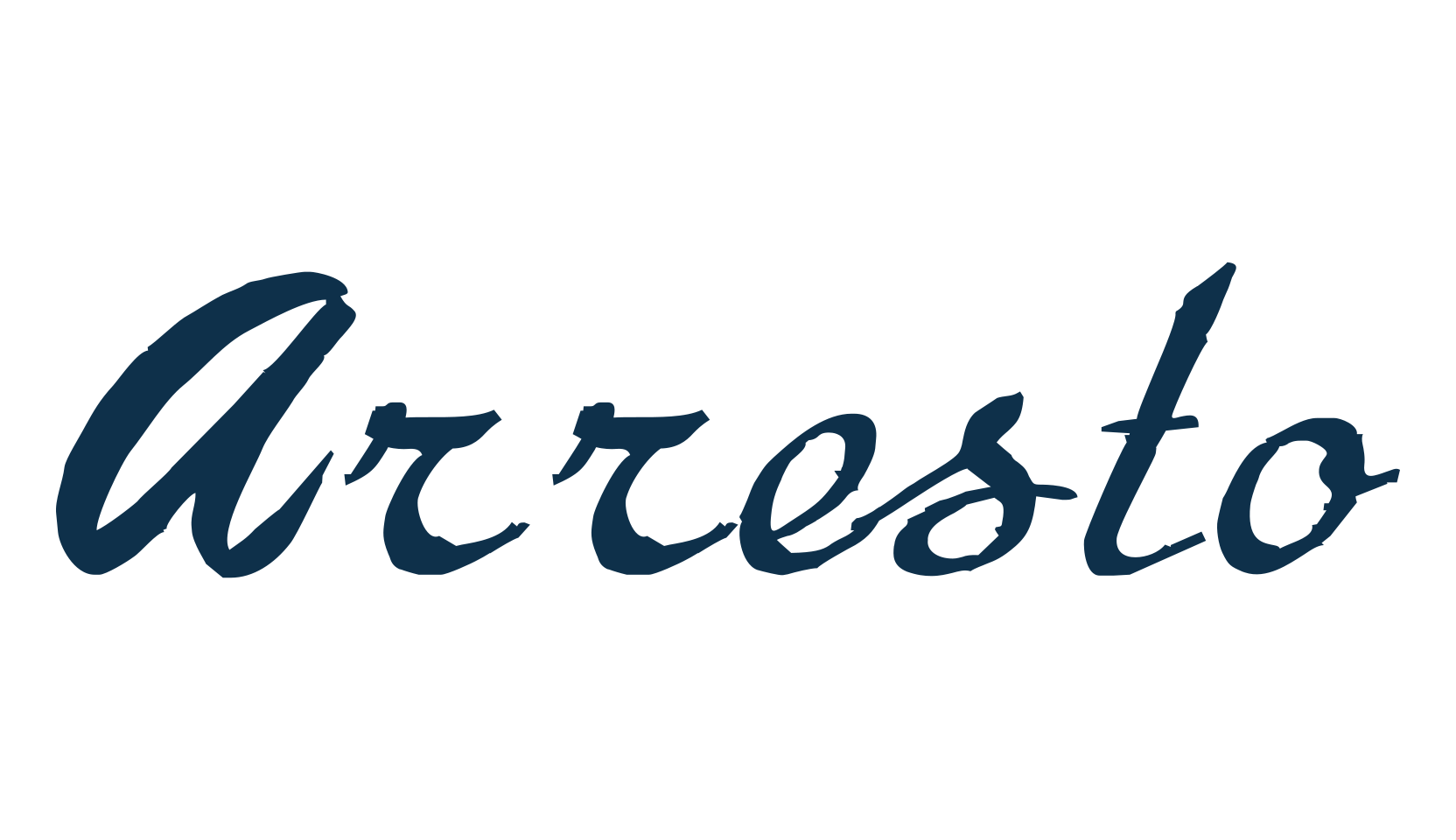 Arresto, fancy decorative font preview