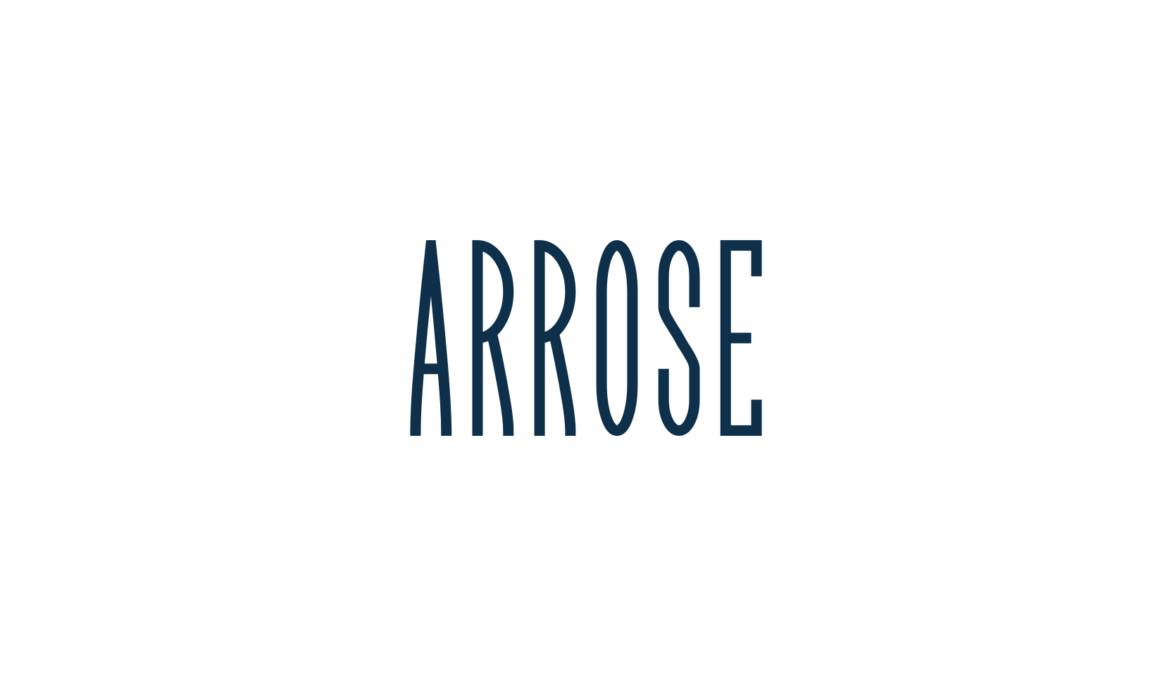 Arrose, basic sans serif font preview