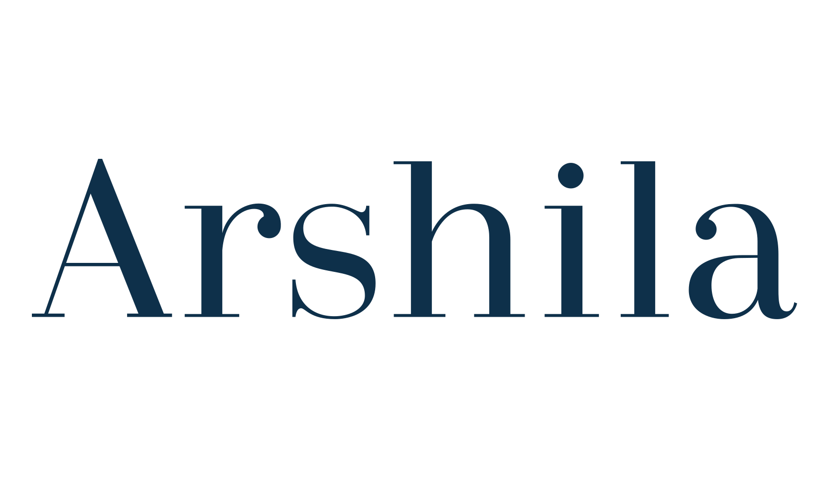Arshila, serif font preview