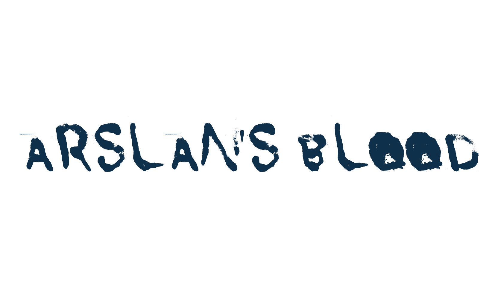 Arslan's Blood, script trash fancy decorative calligraphy font preview