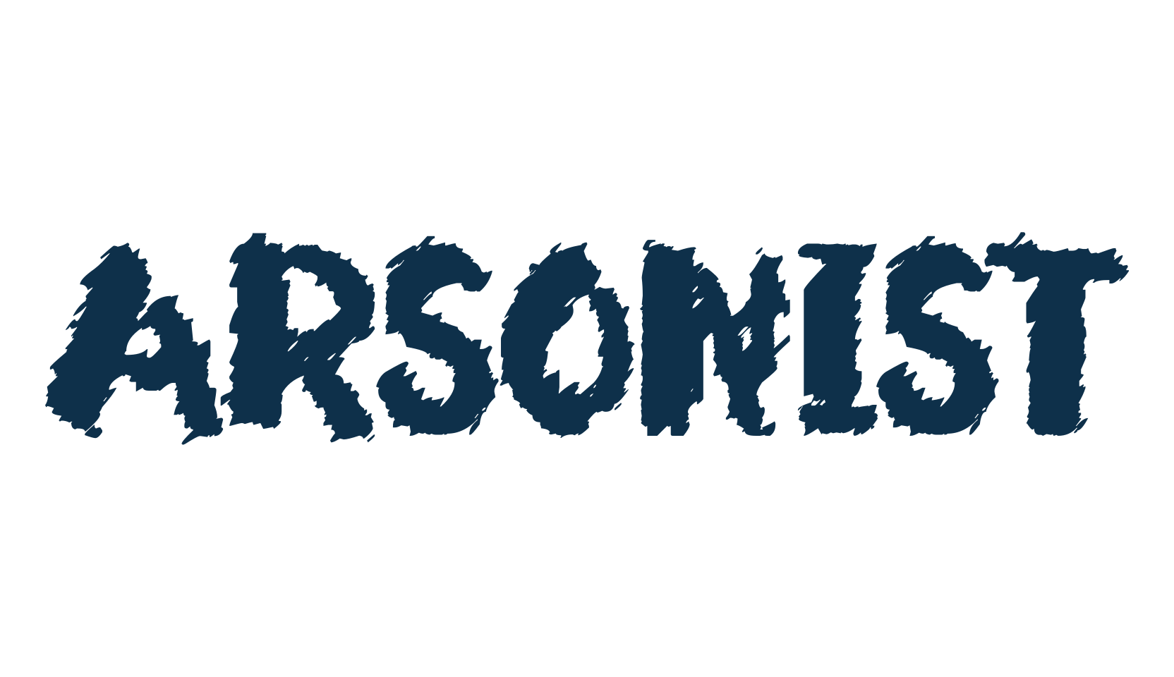 Arsonist, destroy font preview