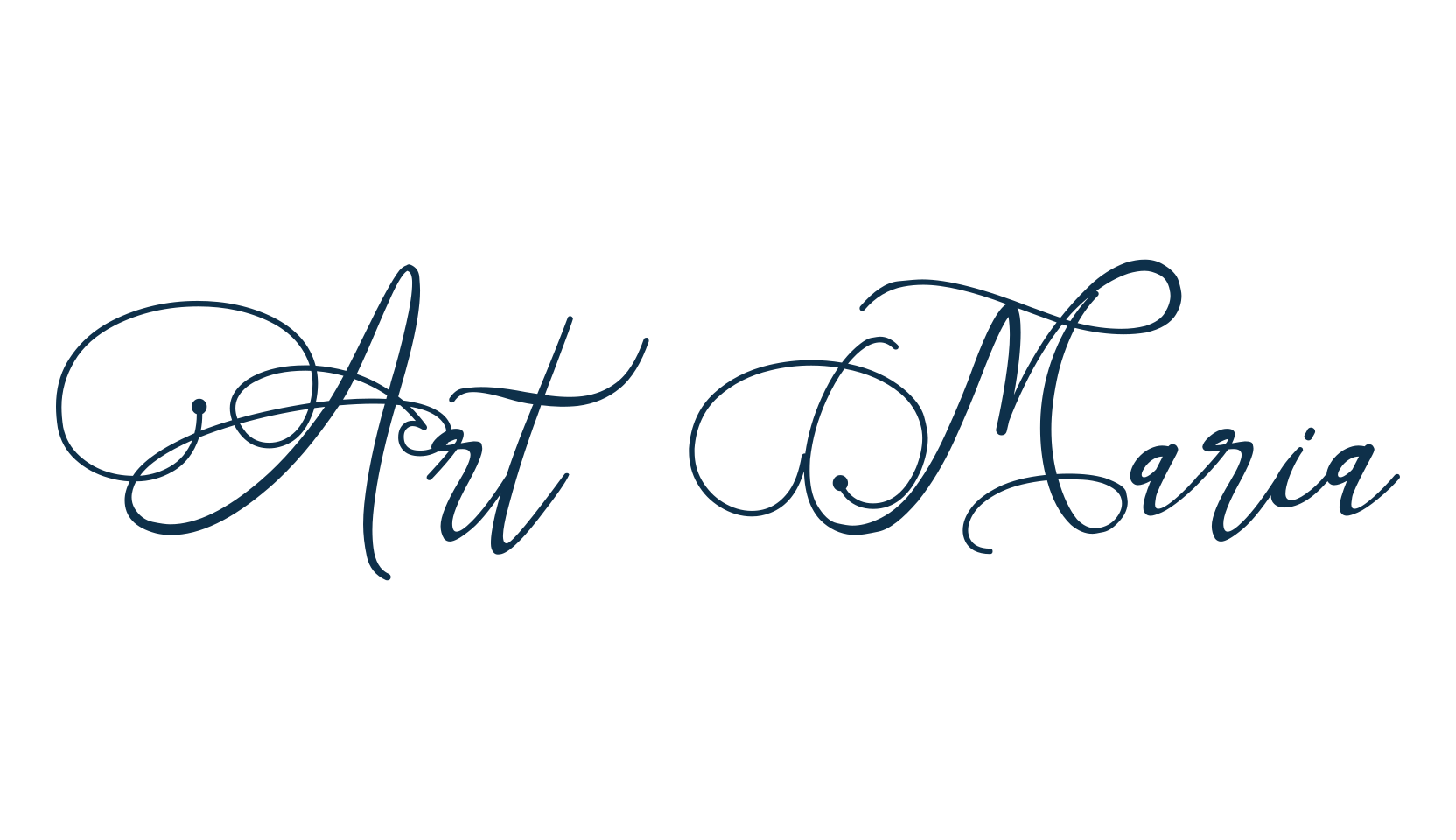 Art Maria, script calligraphy fancy decorative font preview