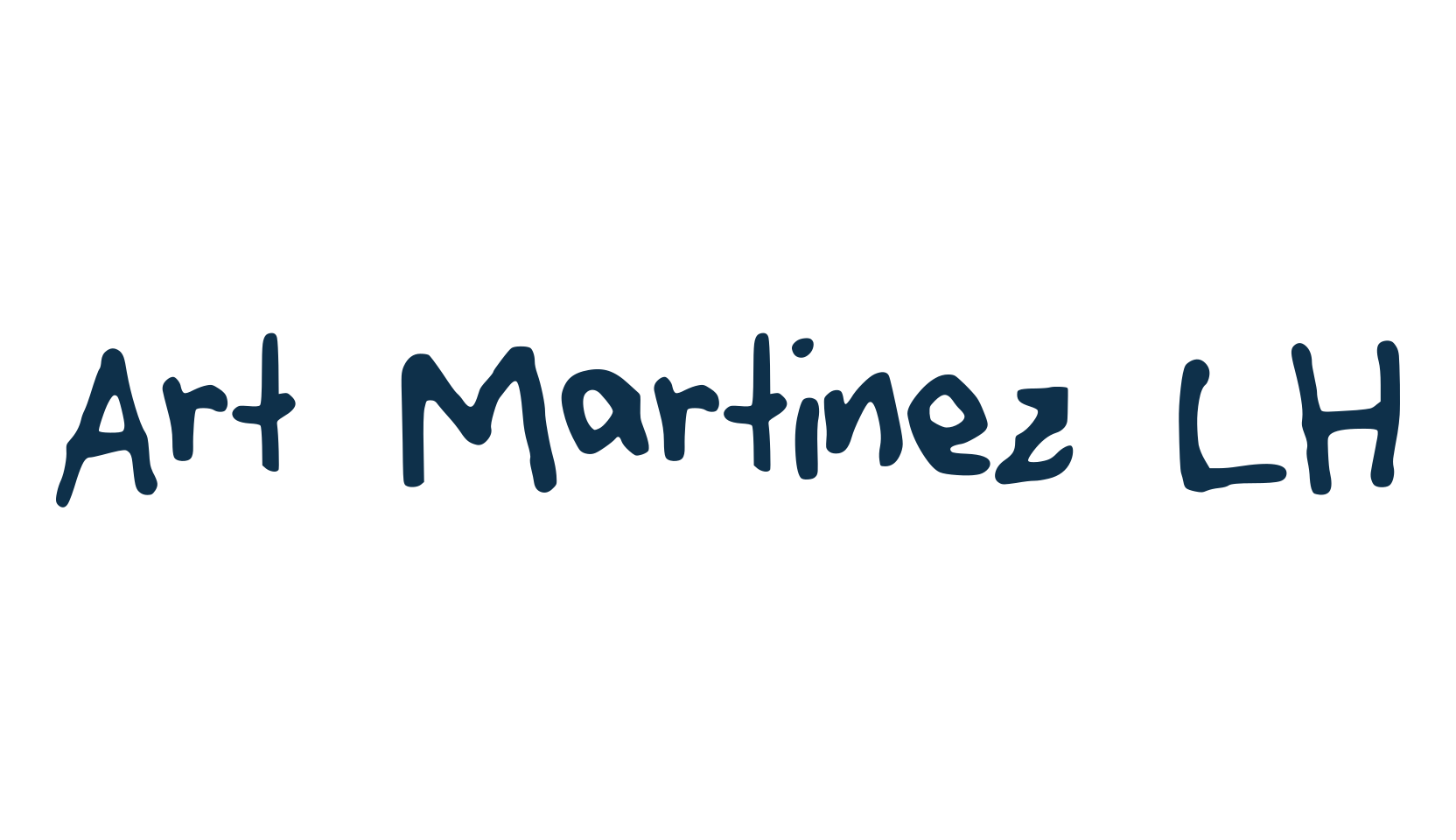 Art Martinez LH, script handwritten fancy decorative calligraphy font preview