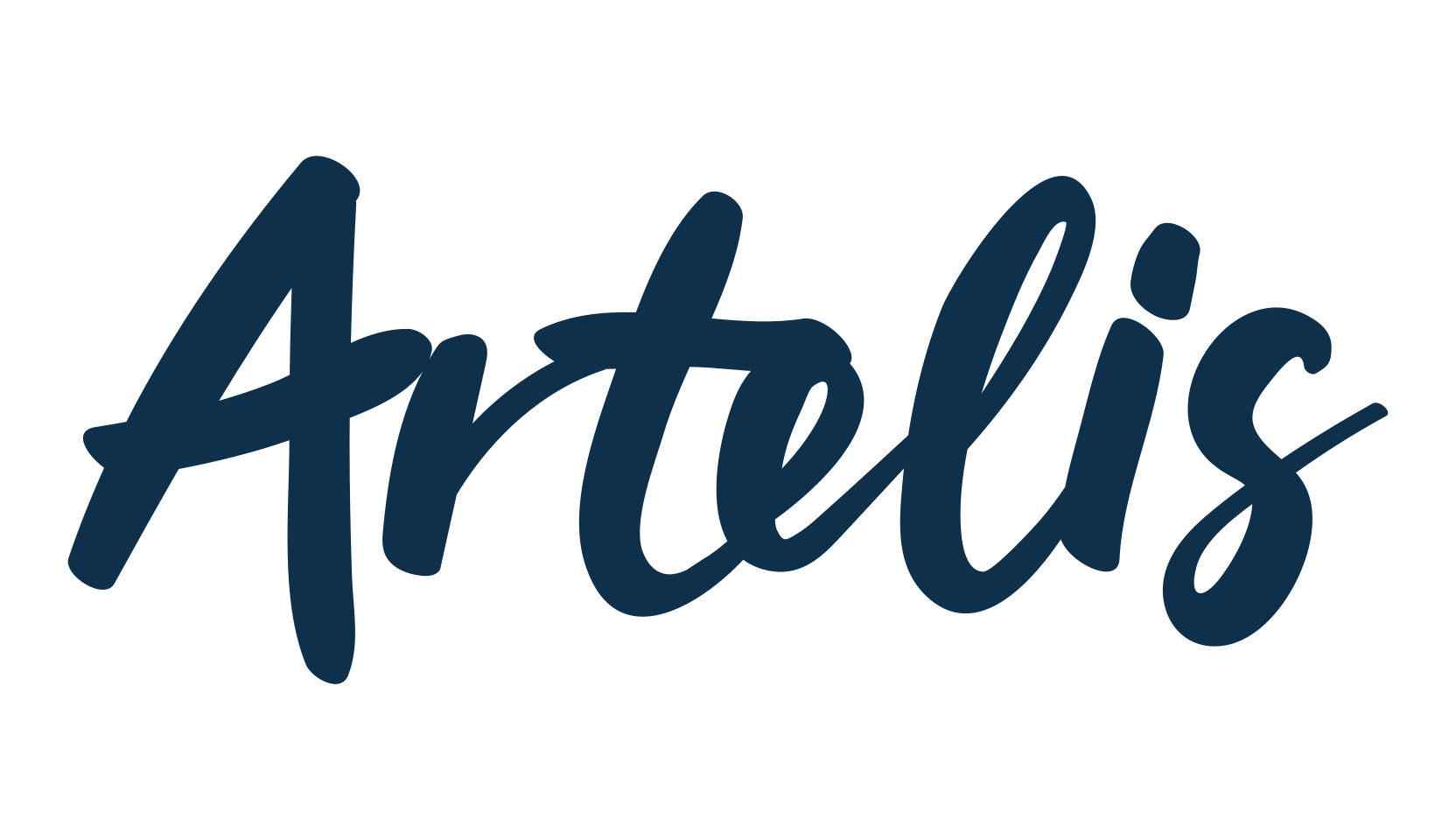 Artelis, script brush fancy decorative calligraphy font preview