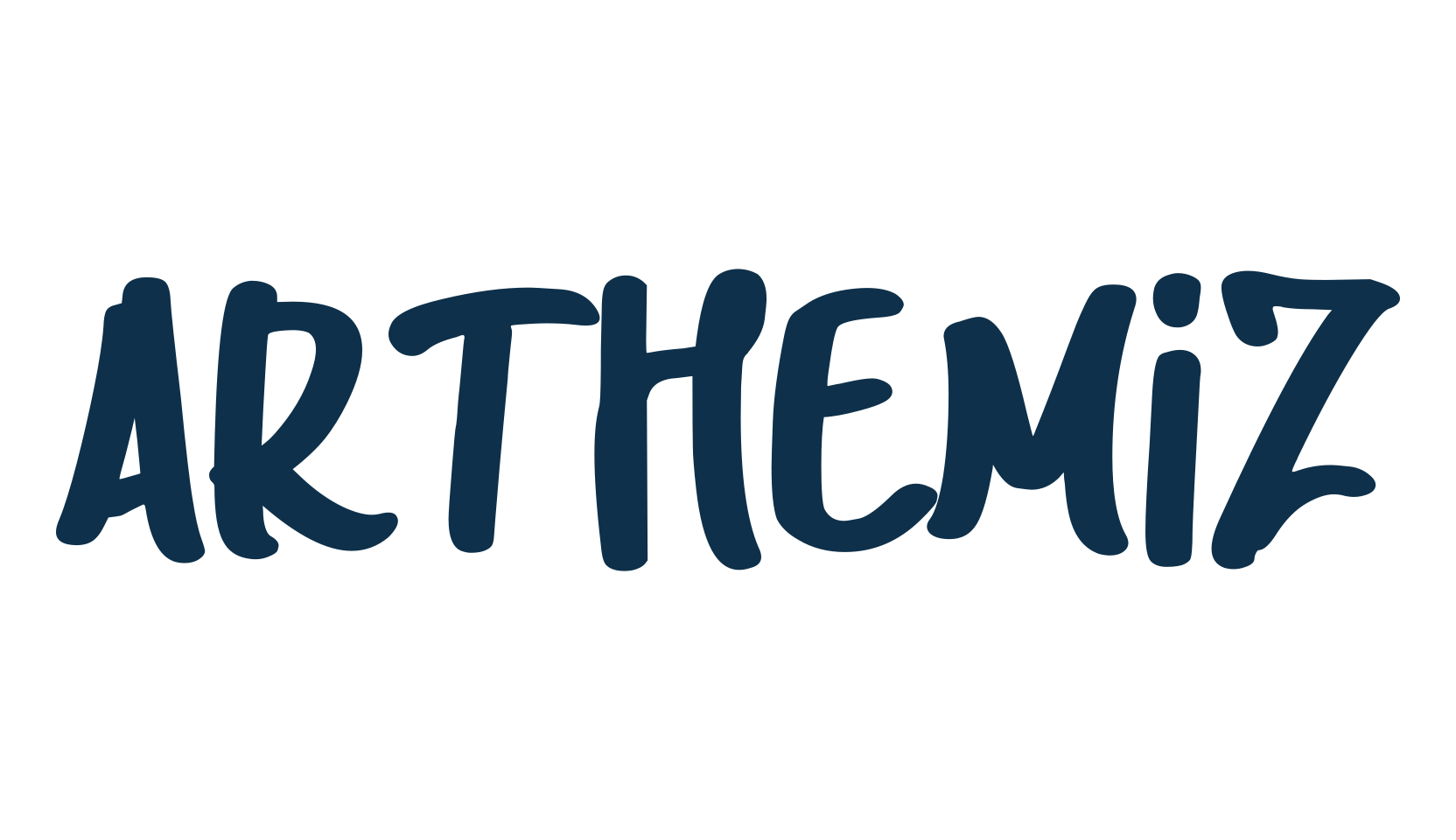 Arthemiz, script handwritten fancy decorative calligraphy font preview