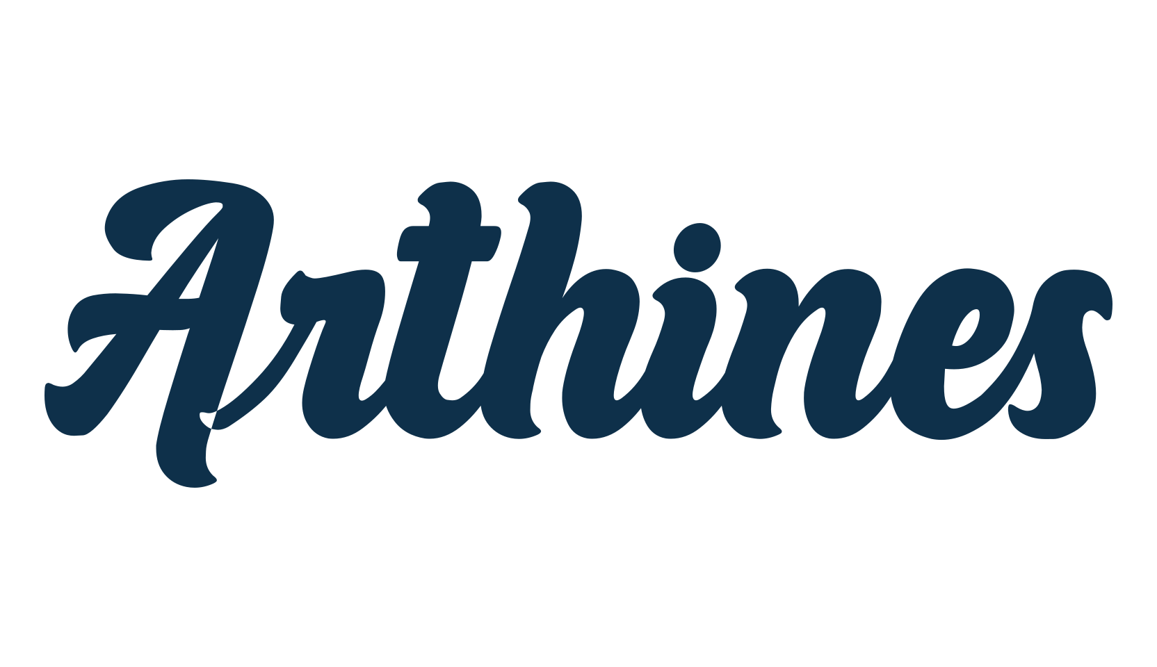 Arthines, fancy old school decorative script calligraphy font preview