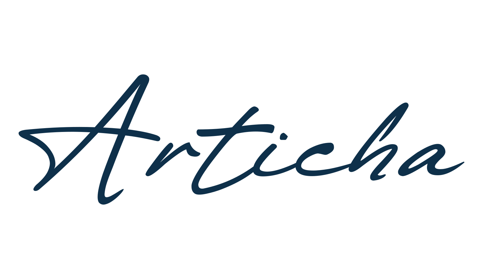 Articha, handwriting font preview