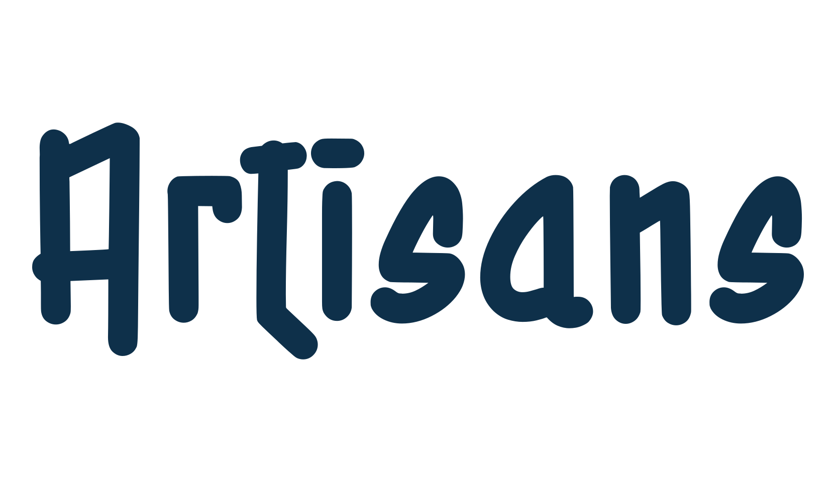 Artisans, fancy various decorative font preview