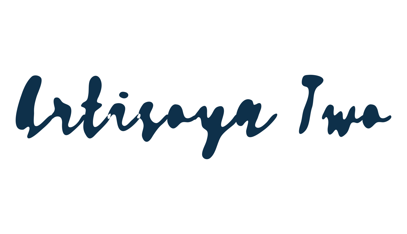 Artisoya Two, script brush fancy decorative calligraphy font preview