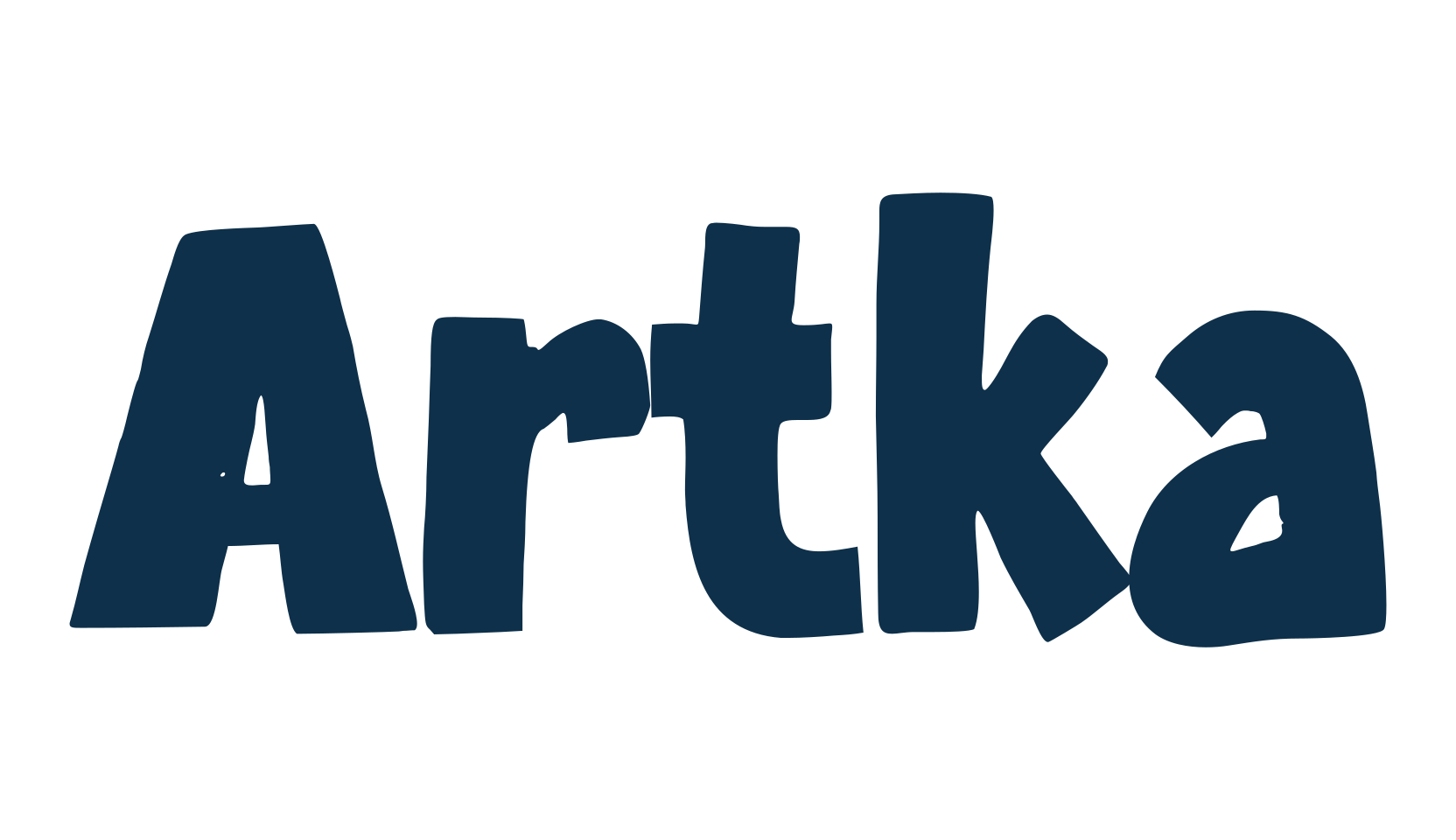 Artka, cartoon font preview