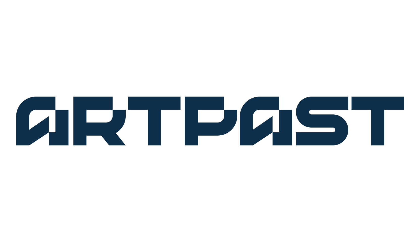 Artpast, techno sci-fi font preview