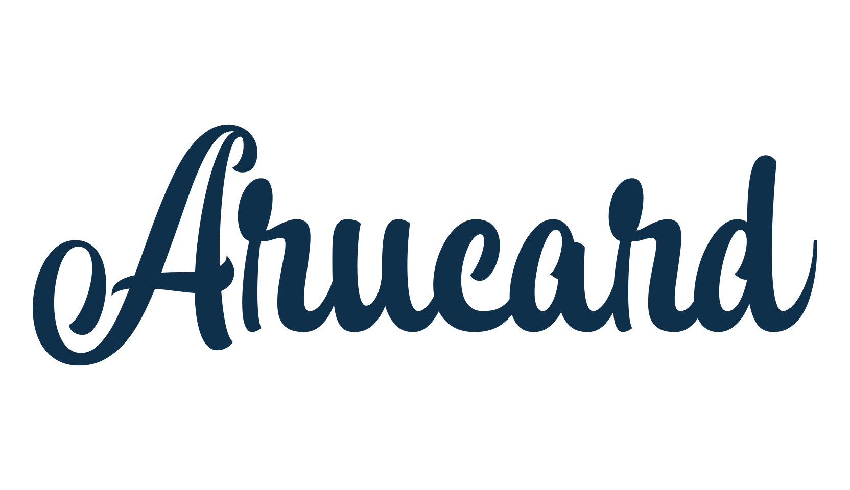 Arucard, brush font preview