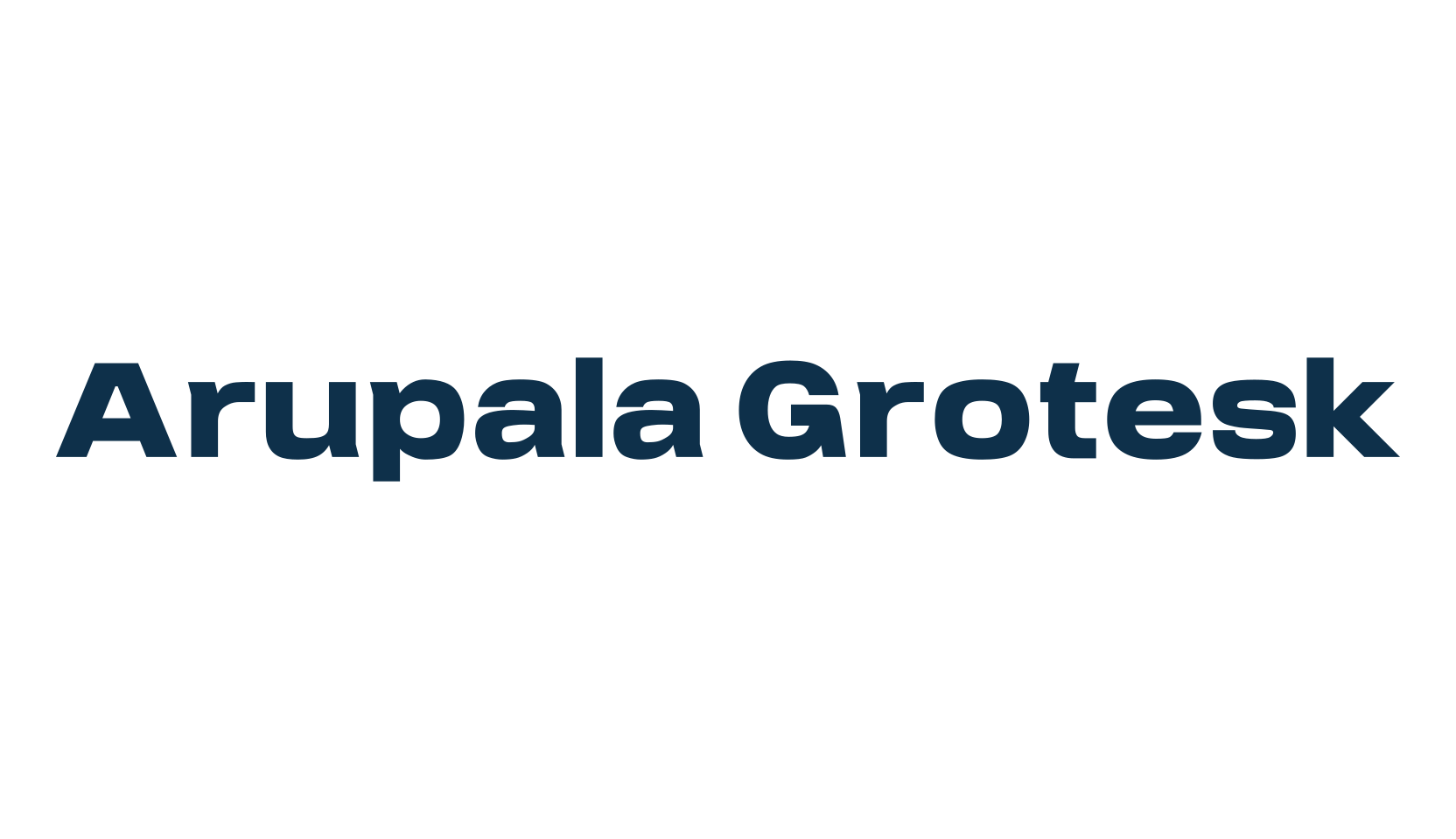 Arupala Grotesk, basic sans serif font preview