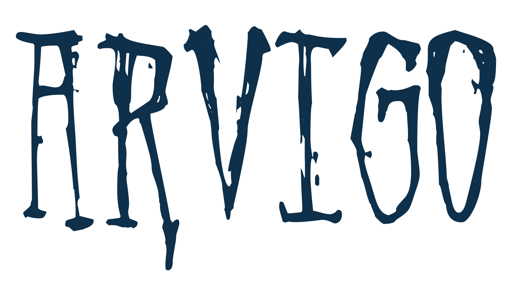 Arvigo, holiday halloween fancy decorative horror font preview
