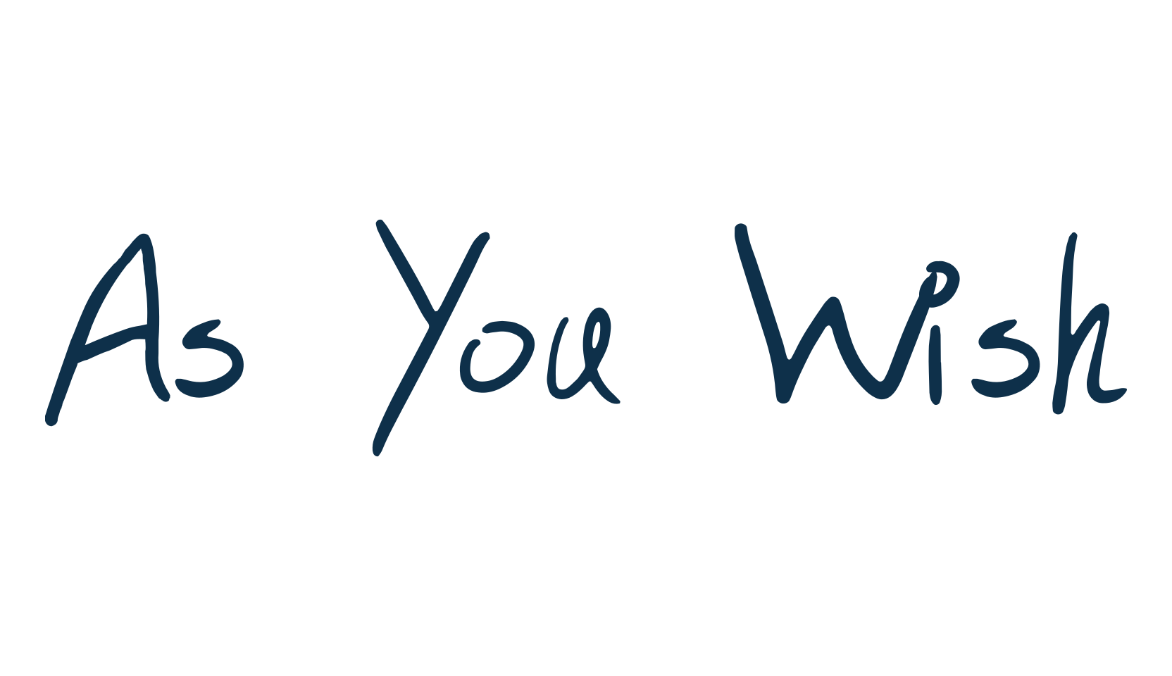 As You Wish, script handwritten fancy decorative calligraphy font preview