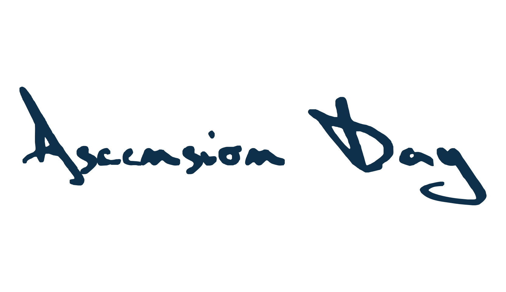Ascension Day, script handwritten fancy decorative calligraphy font preview