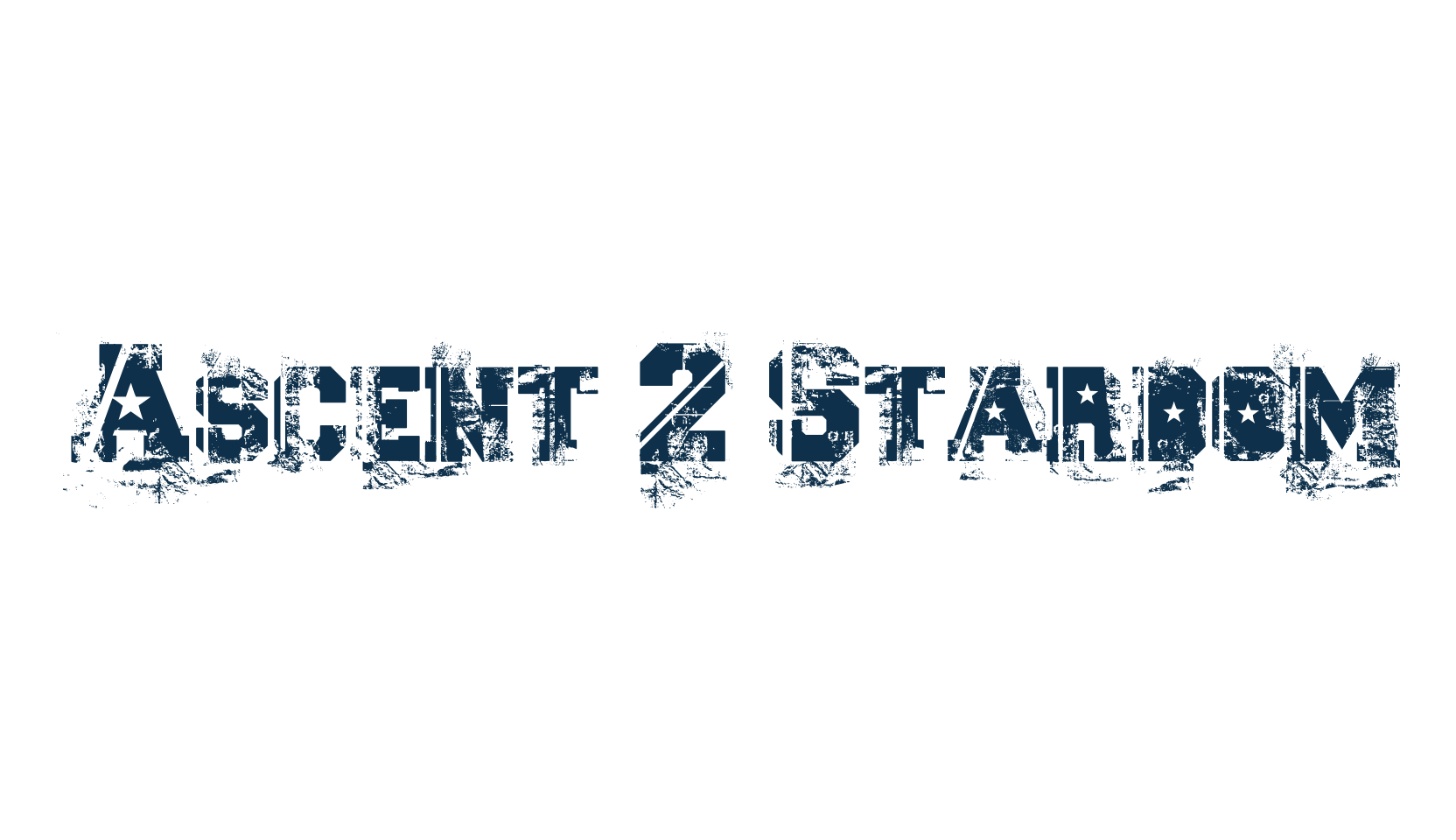 Ascent 2 Stardom, destroy font preview
