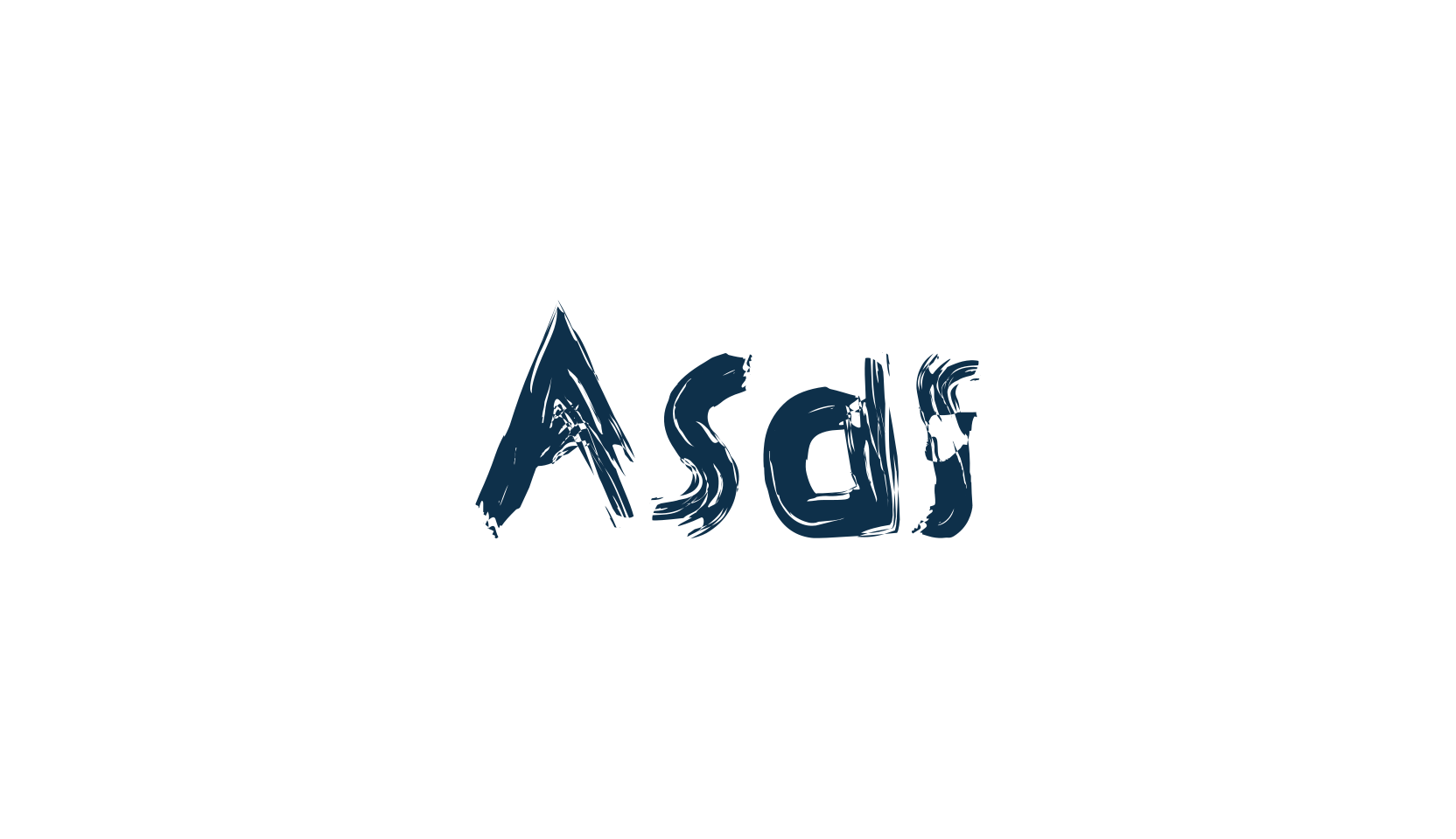 Asdf (asdf), script brush fancy decorative calligraphy font preview