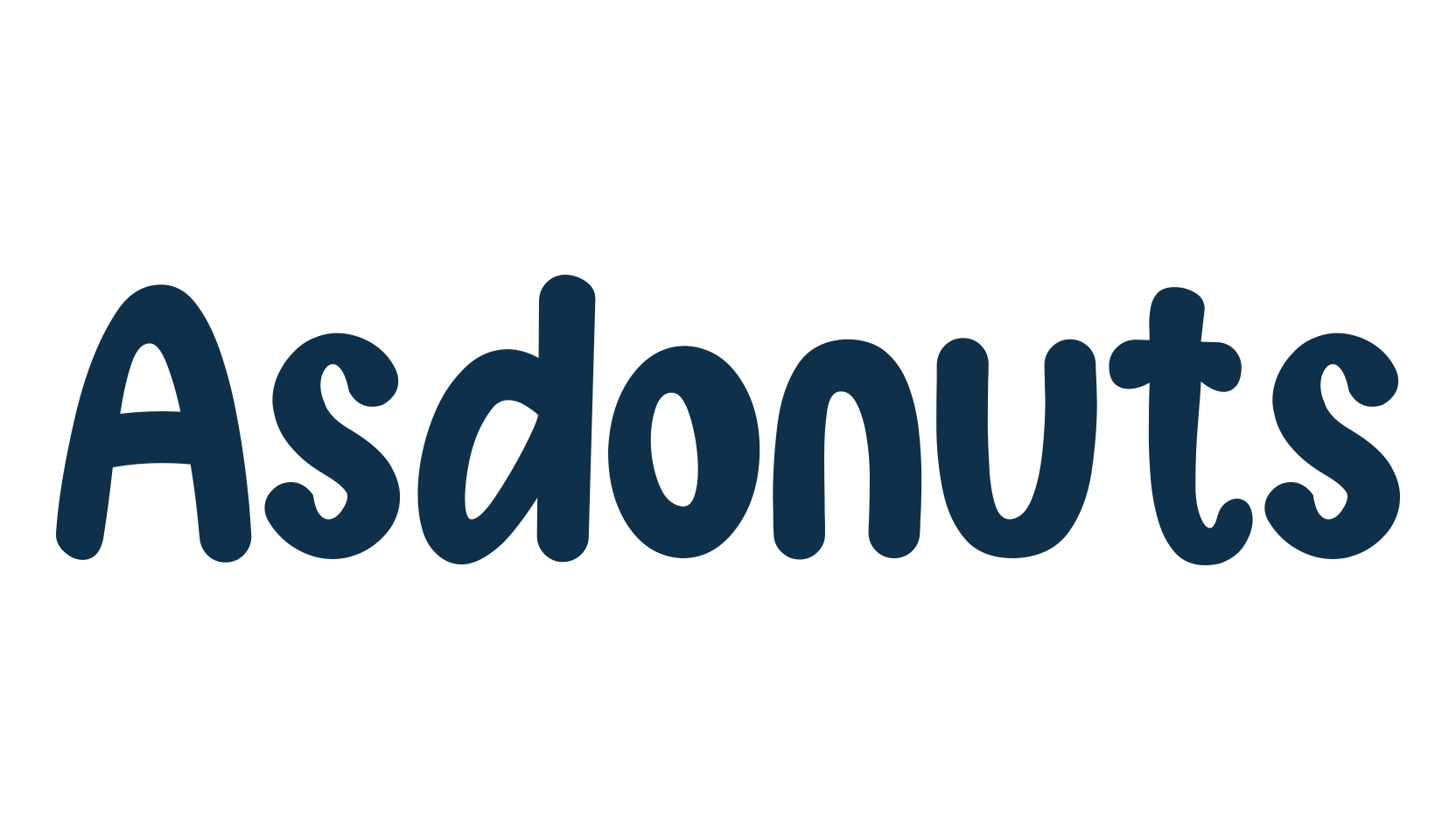 Asdonuts, cartoon font preview
