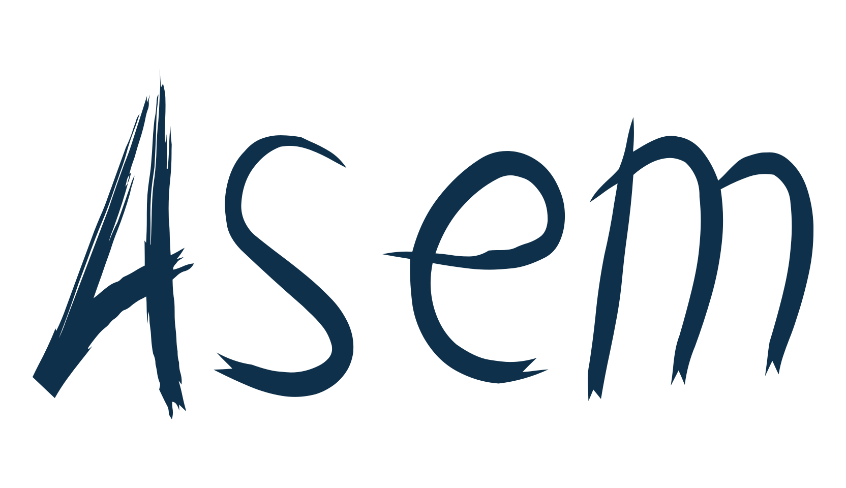 Asem, script brush fancy decorative calligraphy font preview
