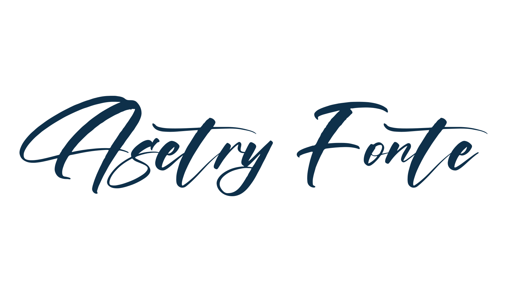 Asetry Fonte, script handwritten fancy decorative calligraphy font preview