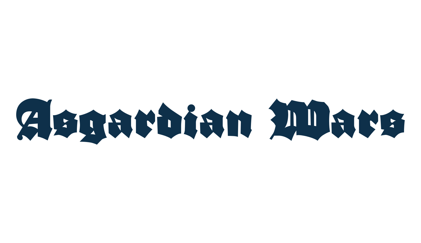 Asgardian Wars, medieval font preview
