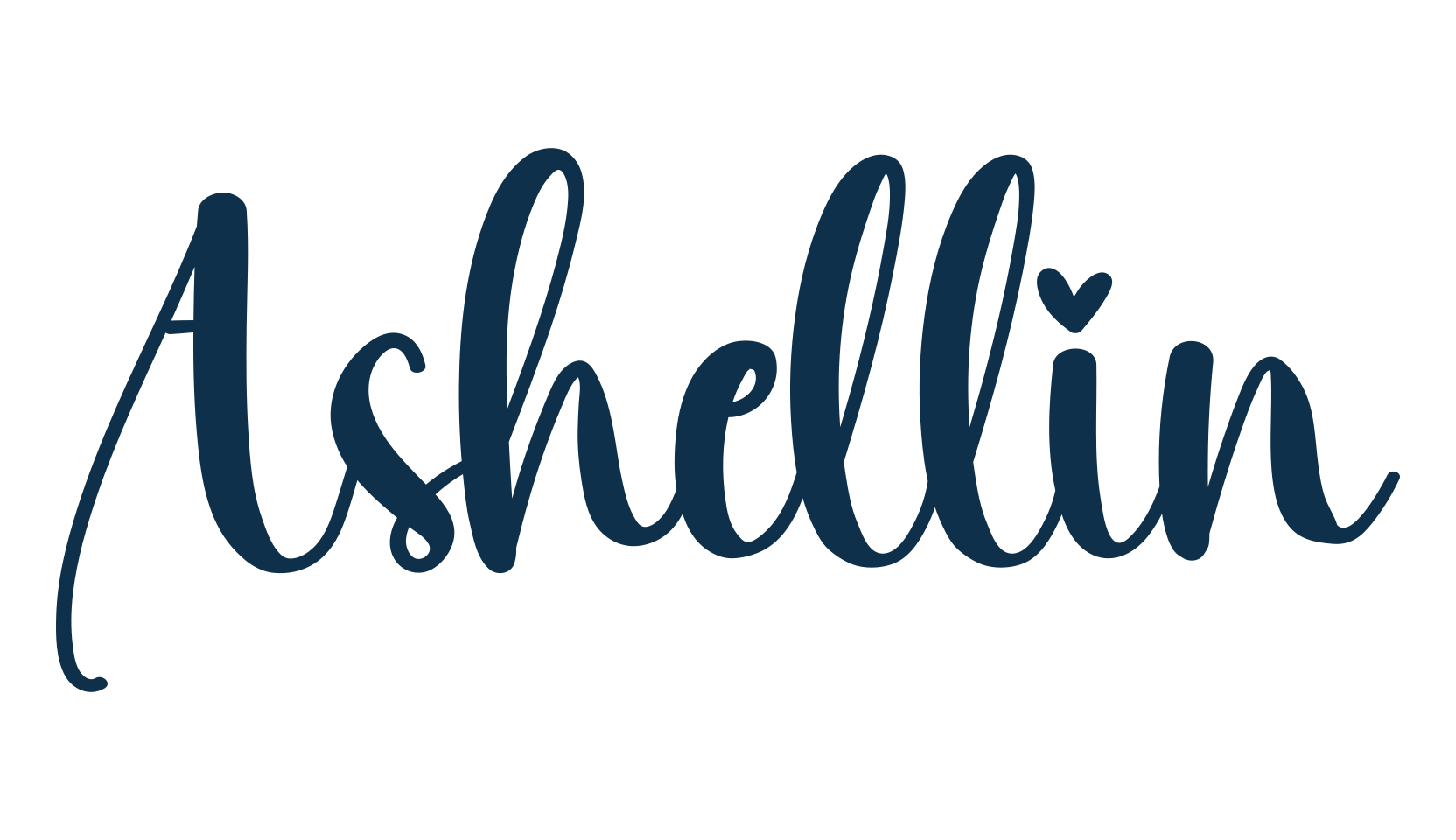Ashellin, fancy decorative font preview