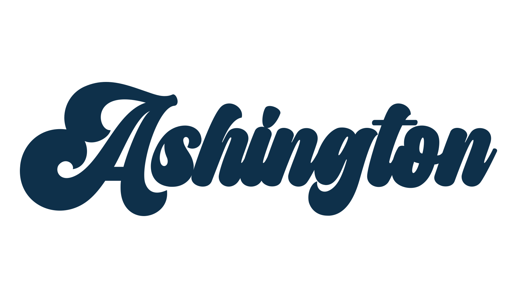 Ashington, old school font preview