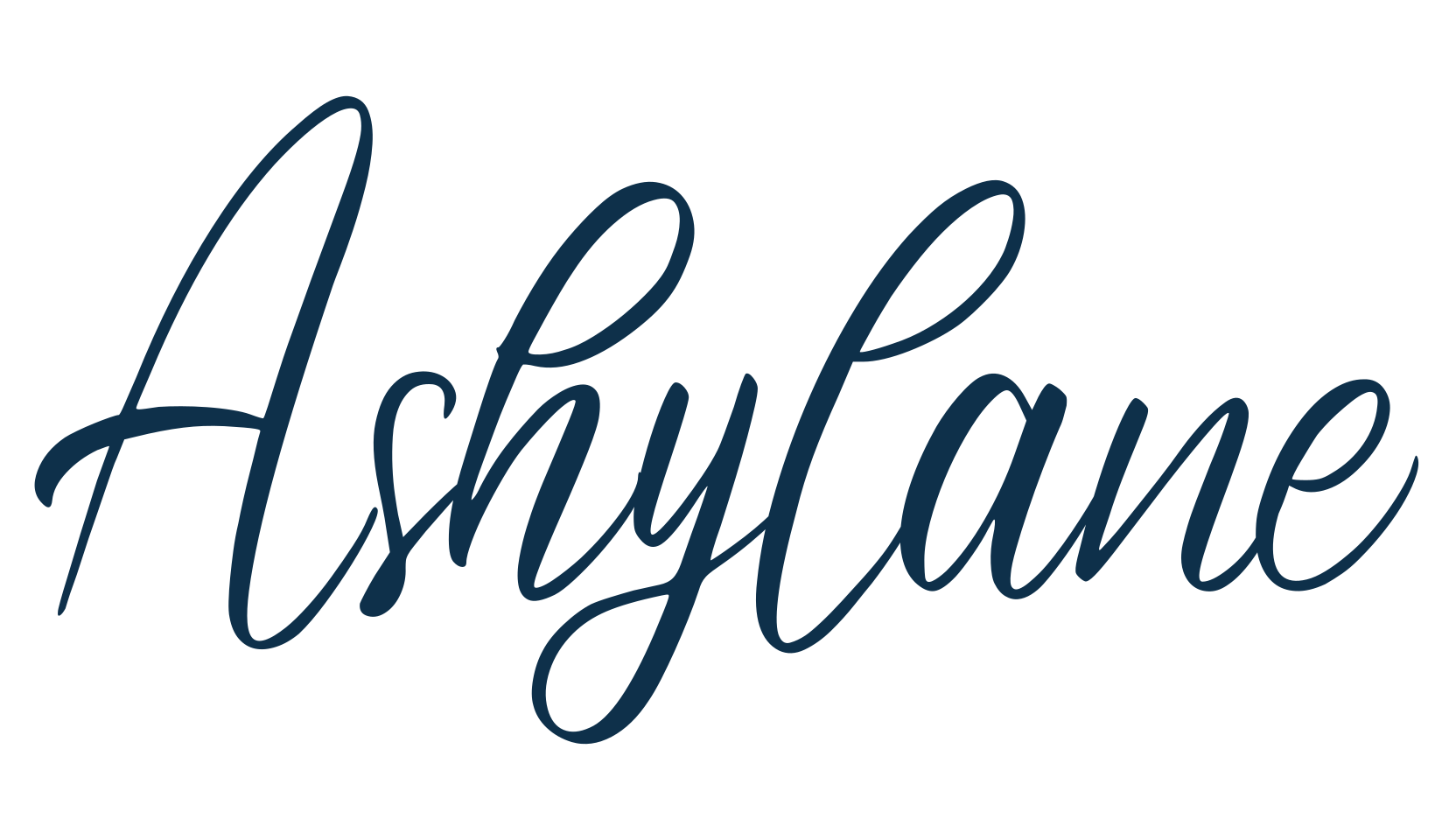 Ashylane, script handwritten fancy decorative calligraphy font preview