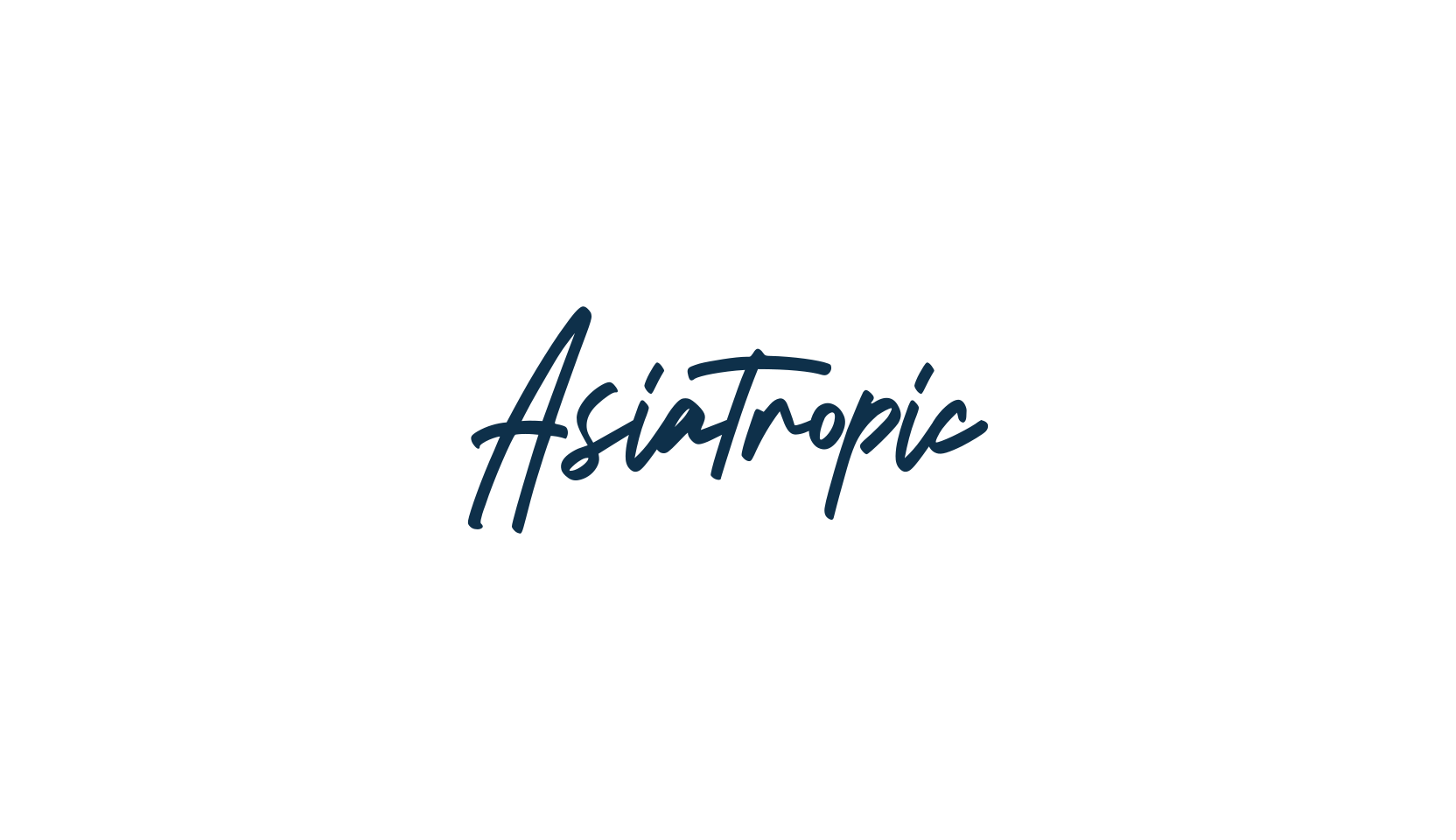 Asiatropic, script handwritten fancy decorative calligraphy font preview