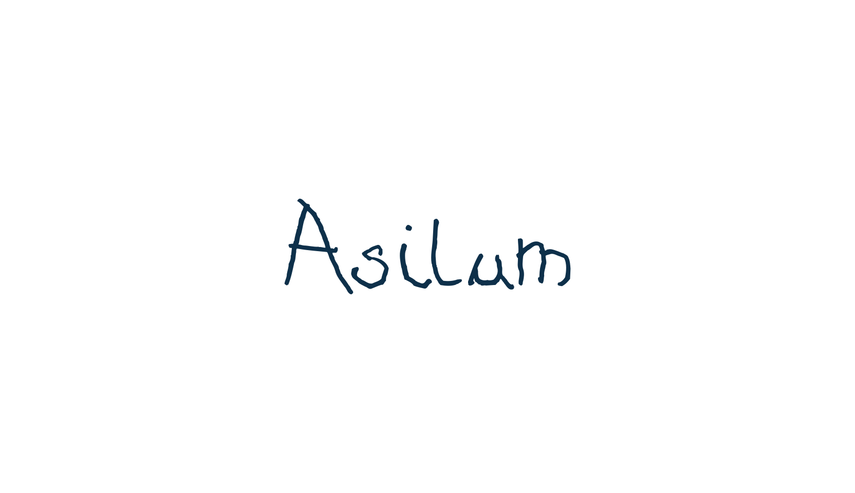 Asilum, script handwritten fancy decorative calligraphy font preview