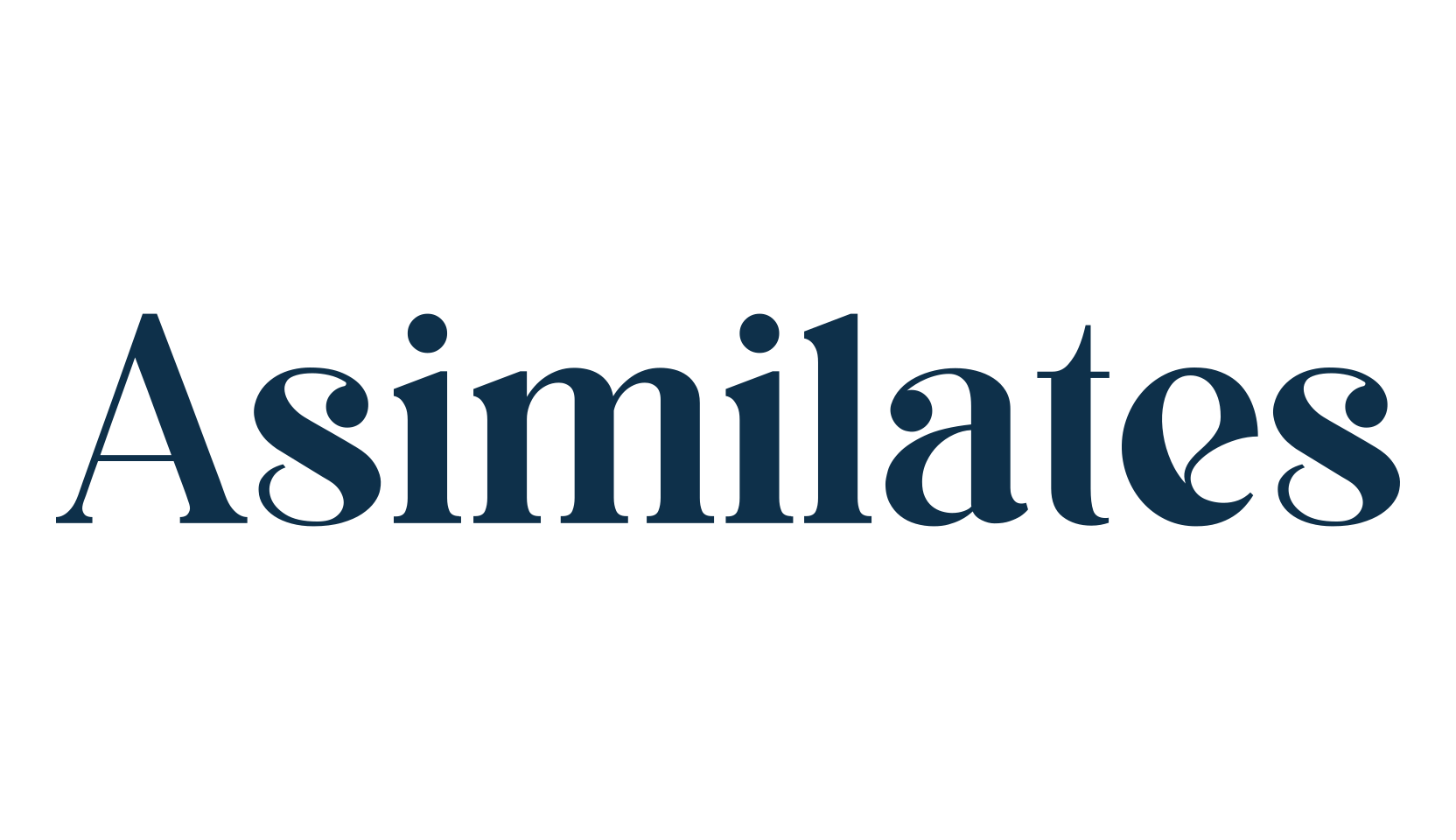 Asimilates, serif font preview